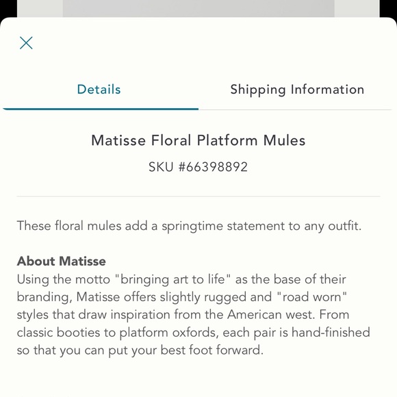 Anthropologie NWT Matisse Daisy Floral Platform Mules, sizes 8 & 10, comfy! - Picture 12 of 16